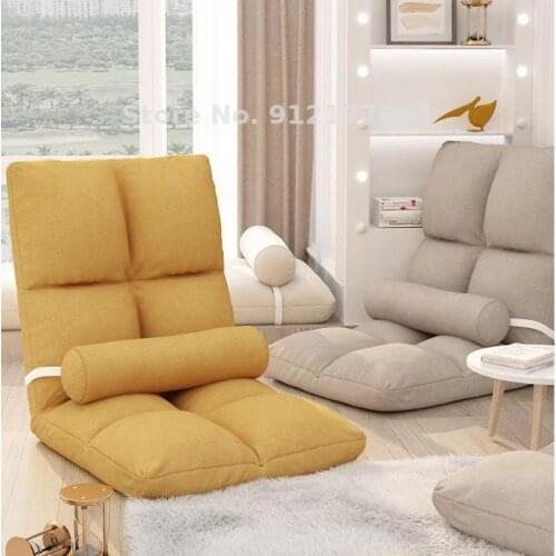 Dormitory lazy chair bed college student folding back chair seat tatami cushion small legless lazy sofa