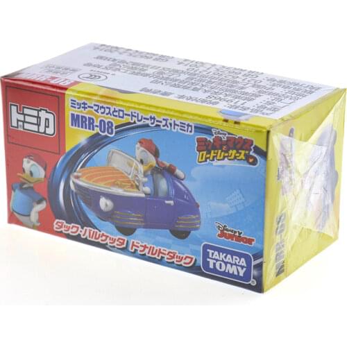 Takara Tomy Tomica Mickey House The Roadster Racers MRR-08 Barchetta Donald Duck 6CM Metal Diecast Vehicle Toy Car New