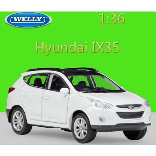 Welly 1:36 Diecast Tucson IX35 SUV Sport Car High Simulation Vehicle Alloy Metal Model Car