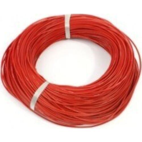 1 Meter 20AWG Silicone Wire/ Silica Gel Wire/ Silicone Cable (100/0.08, OD: 1.8)-Red Color