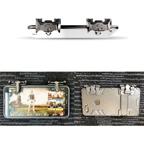 1 Pair Metal Gaming Trigger Fire Button Handle for L1R1 Shooter Controller PUBG Smartphone Mobile Game Accessories