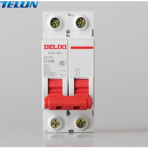 1pcs 220V 100A -2 electrical breaker / air switch / circuit breaker mini / micro-off sine inverter battery switch