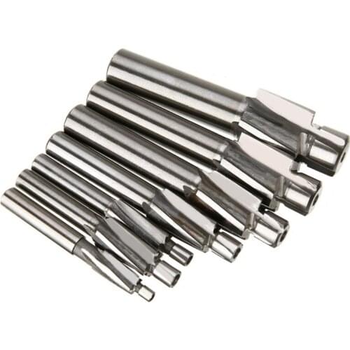 517A 7 Piece Counterbore End Mill Set 4T High-Speed-Steel Cutter M3 M4 M5 M6 M8 M10 M12 Abrasion Resistance Stainless Steel