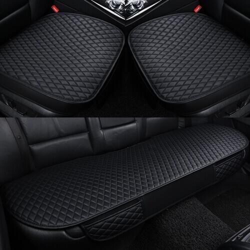 Car Seat Covers 4 Seasons Premium Pu Leather Seat Cushion Pads Single General Car Cushions, for hyundai ix25 E2 X40