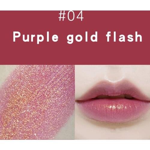 DUOYA Luxury gilding moist sexy gloss Shining Liquid Durable waterproof daily Not easy to fade flash of light Party girl quality