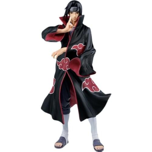 22cm Anime Naruto Shippuden Akatsuki Uchiha Itachi Tsukuyomi Action Figure Model Collectible Toy Decoration Doll Kids Gift