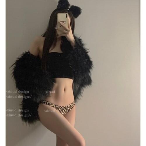 Leopard Traceless Coast Lace Edge Girls Underwear Low Waist Sexy Leopard Print Breathable Briefs Seamless Transparent Panties