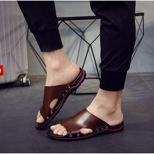 Summer Men Slippers Boys Soft Bottom Non-slip Bathroom Flip Flops Beach Slipper Outdoors Home Bathing Couple Fashion Flat Shoes