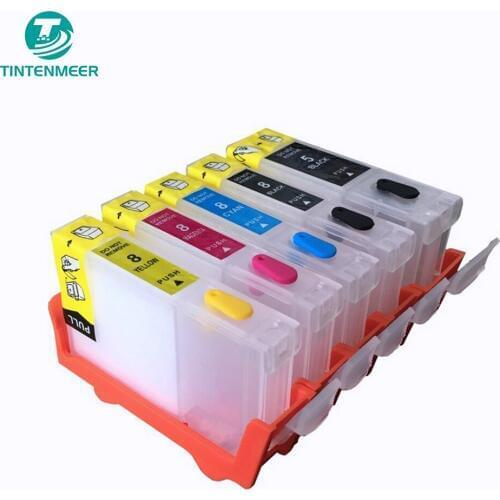 TINTENMEER refillable empty cartridge PGI-5 CLI-8 for canon IP4200 4300 4500 5200 5300 MP500 530 600 610 810 830 MX850 printer