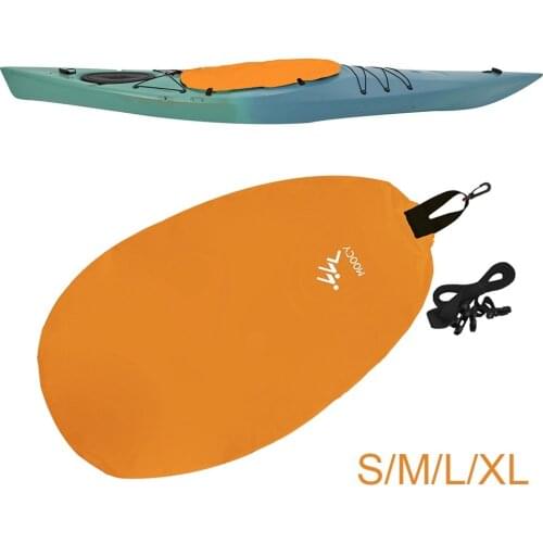 Nylon Kayak Cockpit Seal Cover With 2 Straps Adjustable Waterproof Shield UV Protection Canoe Deck Sunscreen Dustproof Cover