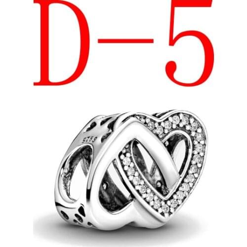 New Original Silver Color Crosee Heart Diy Bead Fit European Charms Bracelet Bangles Diy Jewelry P336-Y