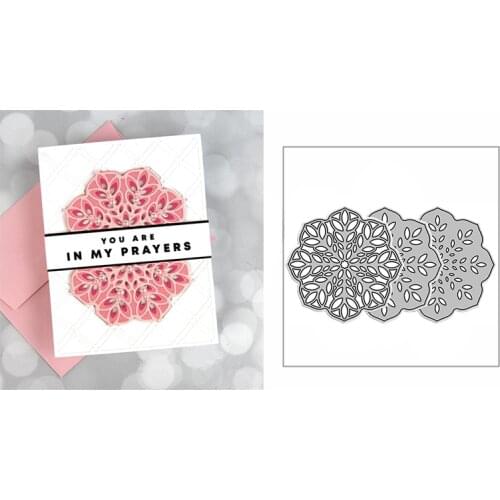 New Layered Flowers Poinsettia 2021 Metal Cutting Dies for DIY Scrapbooking and Card Making Embossing Craft Decorative No Stamps