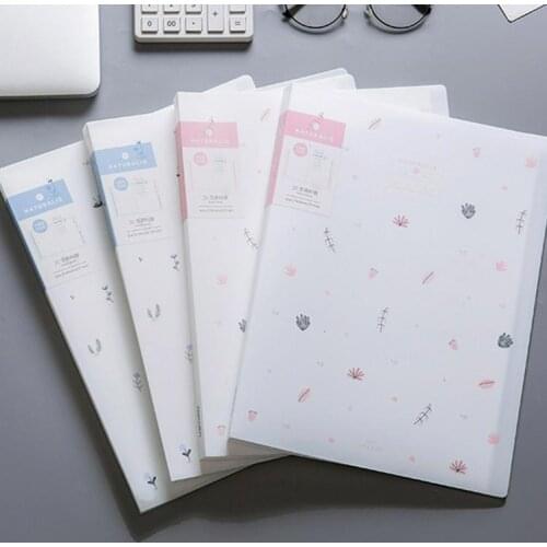 Office Supplies A4 File Folder Multi-functional Paper Organizer Insert Multi-layer Label PVC Document Bag