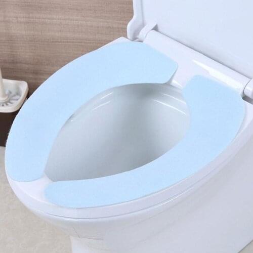 A Pair Of Toilet Stickers Brushed Plush Color Toilet Cover Cover Washable Anti-static Toilet Cover Cushion Toilet Pprotection
