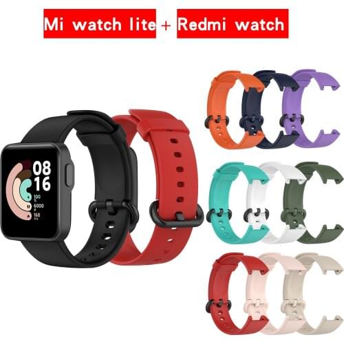 Strap Silicone For Xiaomi Mi Watch Lite Smart Watch Replacement Sport Bracelet Wristband for Redmi Watch Strap