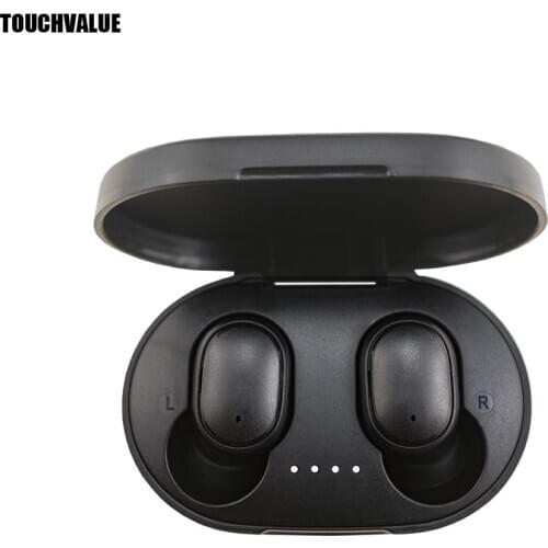 TOUCHVALUE Wireless Earbuds Tws Earphones Black Pink White mini Bluetooth Headset with Microphone Charging Case