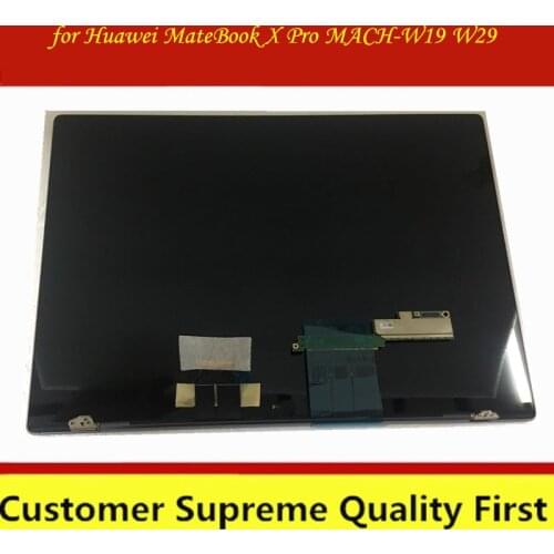 New original For Huawei matebook X Pro assembled 13.9-inch upper half touch screen LCD screen LPM139M422 2018 2019 models