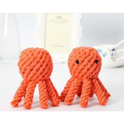 1PC Pet Dog Toys Animal Design Cotton Dog Rope Toys Durable Cotton Chew Toys Training Teething Toys for Small To Medium Puppy