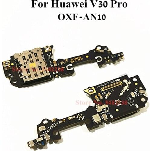 100% Original For Huawei V30 Pro OXF-AN10 Microphone Antenna Flex Cable MIC Antenna Connector Replacement parts