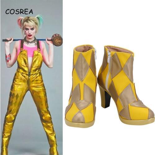 2020 Birds of Prey Cosplay Shoes High Heels Boots 4 Styles Halloween Women Girls Custom Made Props