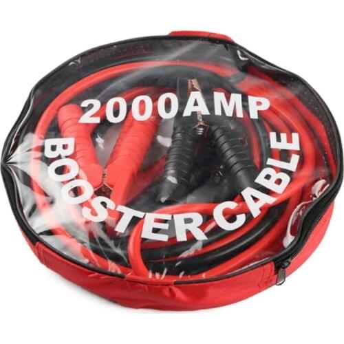 2000AMP Auto Booster Cable Car Starting Jumper Cable Emergency Power Charging Battery Booster Cord Copper Wire with Clip Clamp