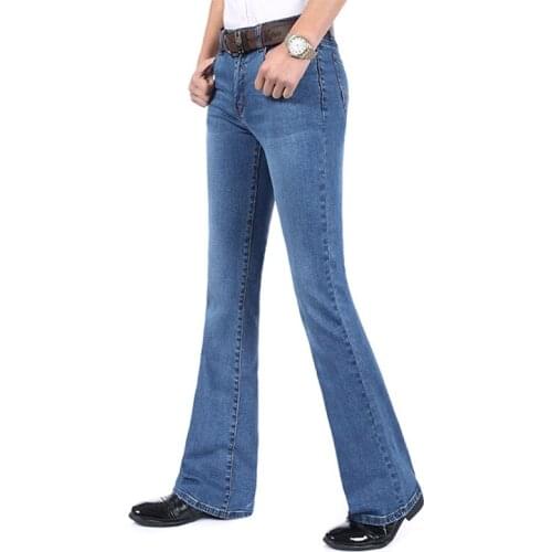 ABOORUN Men's Wide Leg Jeans