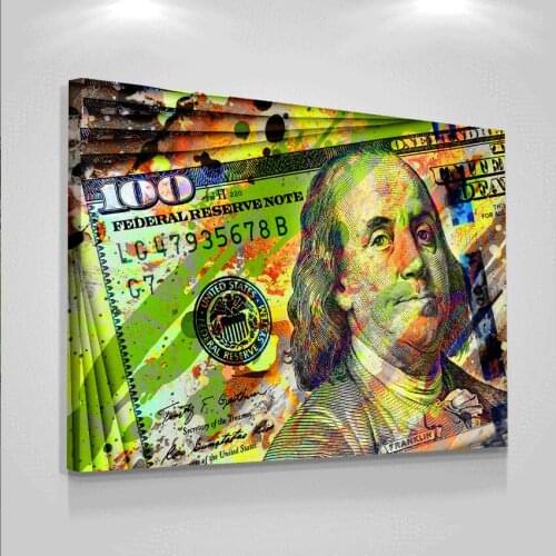 Art Suppliers Decor Dollars Inspirational Art Posters Prints Money Canvas Paintings On the Wall Art Picture For Living Room Deal