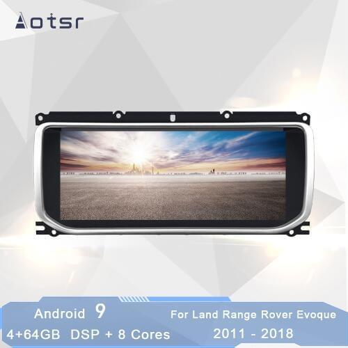 AOTSR Car Radio Android 9 For Land Range Rover Evoque L538 2011 - 2018 GPS Navigation DSP Autostereo Multimedia Player IPS Unit
