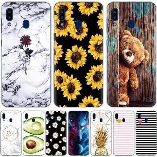 Case For Samsung Galaxy A20 A20E Cases Cover Marble Silicon Shells For Samsung A20 A 20 2019 A205F A20E A202F Soft Fundas Bumper