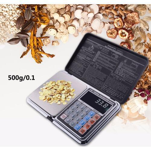 500/0.01g Digital Pocket Scale High Precision with Pieces Counting-Calculator Jewelry scale