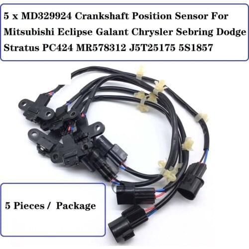 MD329924 Crankshaft Position Sensor For Mitsubishi Eclipse Galant Chrysler Sebring Dodge Stratus PC424 MR578312 J5T25175 5S1857