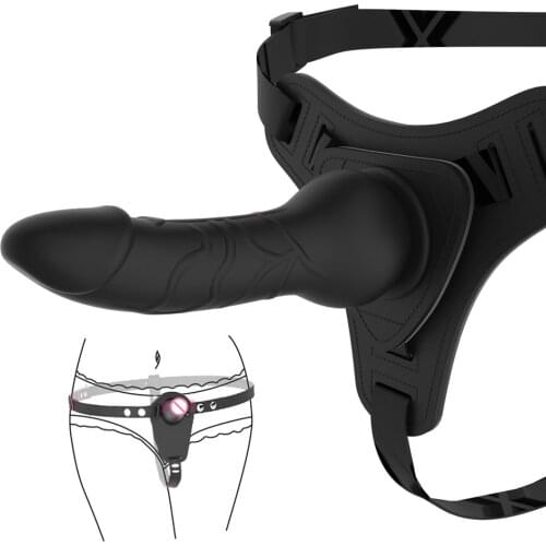 EXVOID Wearable Dildo Strapon G Spot Massager Adjust Panties Strap On Dildos Thong Realistic Penis Sex Toys for Lesbian