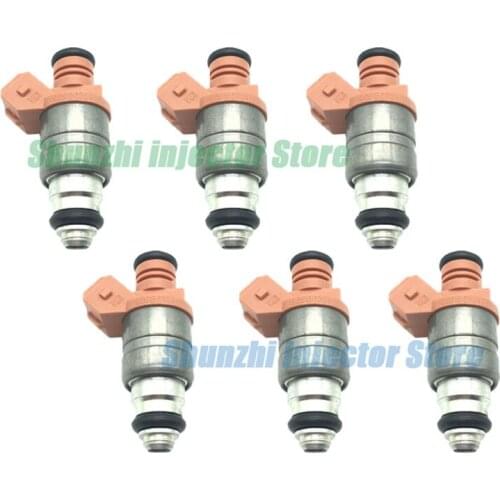 6PCS Fuel Injector Nozzle For Chevrolet Daewoo Matiz 0.8 1.0 OEM:96518620 96620255 96351840