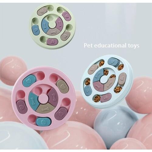 Dog Puzzle Toys Slow Feeder Interactive Increase IQ Pet Dog Training Games Feeder Bowl Throwing Tableware Toy for Dogs Puppy