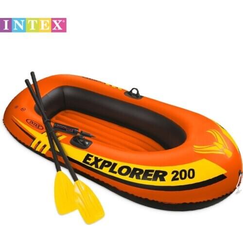 INTEX583312 explorers who ship inflatable kayak kayaking oar pump package mail