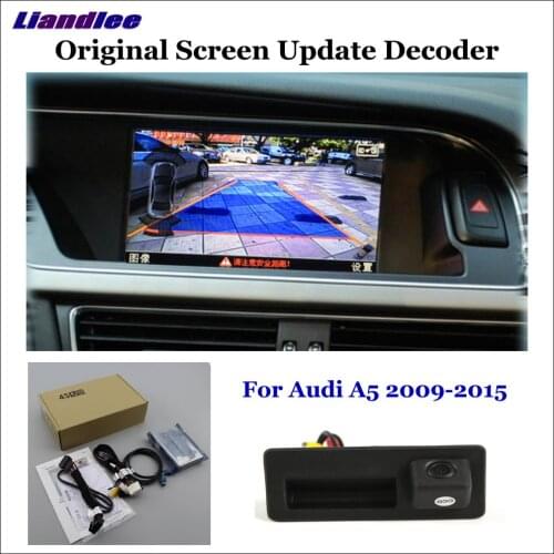 HD Reverse Parking Camera For Audi A5 8T F5 MMI Rear View Backup CAM Decoder Accessories