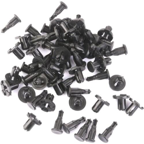 60x Nylon Bumper Engine Cover And Grille Clips For Subaru 90914-0007