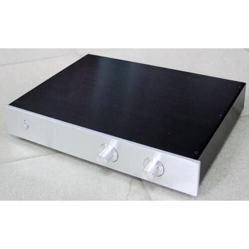 KYYSLB 313*425*70MM WA12 All Aluminum Amplifier Chassis DIY Box Shell AMP Enclosure Tube Amplifier Pre-amplifier Case Housing