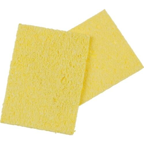 5pcs/lot New 2.3*1.5in Soldering Iron Solder Tip Welding Cleaning Sponge Pads Hand Tool