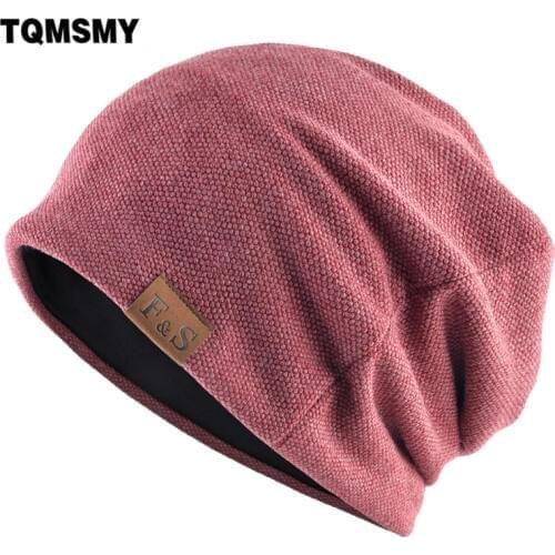 TQMSMY Solid Color Bonnet Hats For Women Fashion Hip Hop Skullies Beanies Men Streetwear Hat Spring Autumn Casual Gorras TMB34