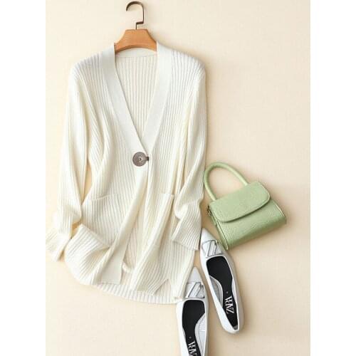 Autumn new fashion buttons brand outerwear womens 100% pure cashmere cardigan short coat