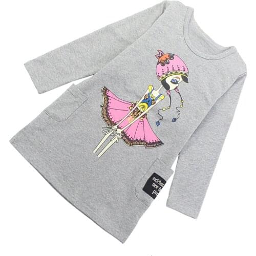 Girls Dresses Teenage Autumn Party Dress For Girls Winter Long Sleeve Cartoon Kids Dress For Girls 6 8 10 12 Years 40