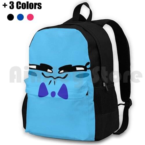 Snipperclips Blue Outdoor Hiking Backpack Waterproof Camping Travel Snip Snipper Snippers Clip Clips Ah Achievement Hunter