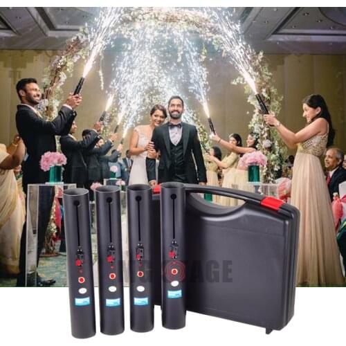 Hand held control Cold Pyro Fireworks Firing System Fountain Systems Mini machine For Wedding Party Stage Decoration