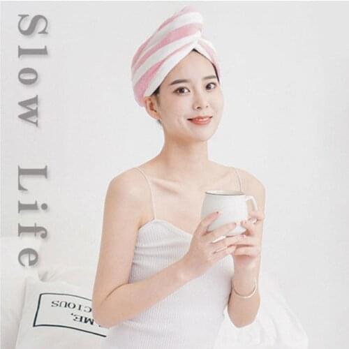 1PC Magic Microfiber Bathing Quick Dry Hair Cap Turban Long Caps Wrap Towel Bathroom Hair-Drying Shower Hat Hair V3X7