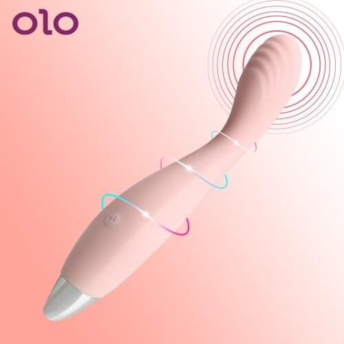 OLO Erotic Toys AV Stick Wand Orgasm G Spot Finger Vibrator Nipple Clitoris Stimulator Sex Toys for Women Vagina Massager