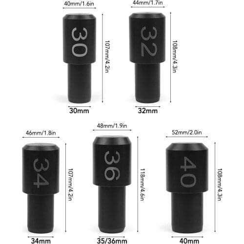 Bike Front Fork Seal Installation Tool Bike Fork Dust Seal Installation Driver for Fox Rockshox 32/34/35/36/40mm Pipe Diameter