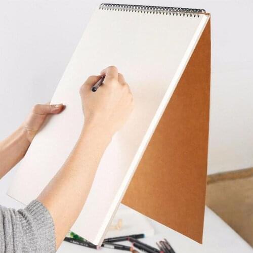 Vintage A5 Size 30 Sheets Sketchbook For Drawing Painting Professional Cattle Card Sketch Paper Book School Supplies Stationery