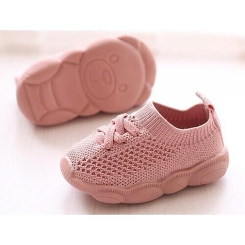2020 Spring Infant Toddler Shoes Girls Boys Casual Mesh Shoes Soft Bottom Comfortable Non-slip Kid Baby First Walkers Shoes