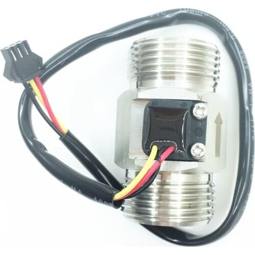 Stainless steel DN25 G1" 12V water Hall effect NPN signal Pulse output measure liquid flow rate Turbine SUS flow sensor meter